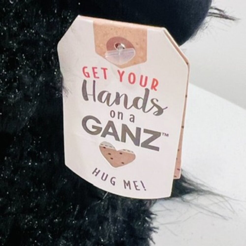 Baby Ganz H15329 HENNIE HIGHLAND COW Black Plush Stuffed Animal NWT RARE - Picture 2 of 7